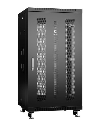 ND-05C-22U60/80-BK (8563c). Шкаф телекоммуникационный 19 напольный 22U. CABEUS в Симферополе