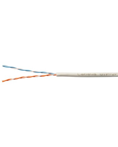 UTP-2P-Cat.5e-SOLID-LSZH-GY-LIGHT-100 (11079c-5). Кабель «витая пара» (LAN) для структурированных систем связи. CABEUS в Симферополе