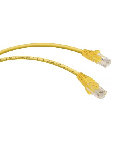 PC-UTP-RJ45-Cat.5e-0.15m-YL-LSZH (9494c), желтый. Патч-корд медный. CABEUS в Симферополе