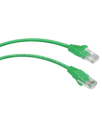 PC-UTP-RJ45-Cat.5e-1.5m-GN (7692c), зелёный. Патч-корд медный. CABEUS в Симферополе