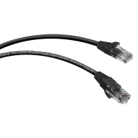 PC-UTP-RJ45-Cat.5e-3m-BK-LSZH (9540c), чёрный. Патч-корд медный. CABEUS
