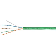 UTP-4P-Cat.5e-SOLID-LSZH-GN (9779c). Кабель «витая пара» (LAN) для структурированных систем связи. CABEUS