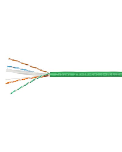 UTP-4P-Cat.6-SOLID-LSLTx-GN-100 (11139c-5). Кабель «витая пара» (LAN) для структурированных систем связи. CABEUS в Симферополе