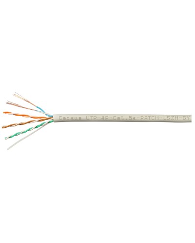 UTP-4P-Cat.5e-SOLID-GY-LIGHT-100 (9995c-5). Кабель «витая пара» (LAN) для структурированных систем связи. CABEUS в Симферополе