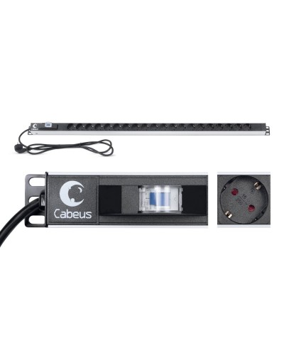 PDU-16-20S-B (9551c). Блок розеток. CABEUS в Симферополе