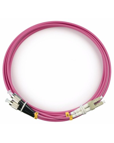 FOP-50-OM4-LC-FC-1m (9150c). Патч-корд оптический. CABEUS в Симферополе