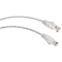 PC-UTP-RJ45-Cat.5e-0.5m-WH-LSZH (9488c), белый. Патч-корд медный. CABEUS