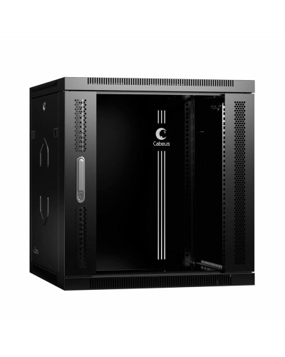 SH-05F-12U60/60-R-BK (10743c). Шкаф телекоммуникационный 19 настенный 12U. CABEUS в Симферополе