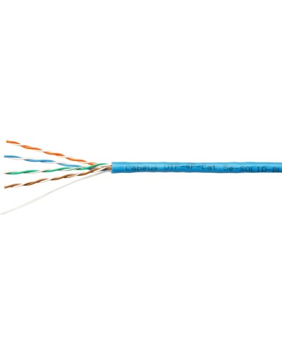 UTP-4P-Cat.5e-SOLID-BL-100 (7248c-5). Кабель «витая пара» (LAN) для структурированных систем связи. CABEUS в Симферополе