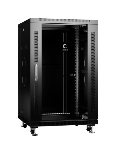 SH-05C-22U60/100-BK (8540c). Шкаф телекоммуникационный 19 напольный 22U. CABEUS в Симферополе