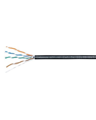 UTP-4P-Cat.5e-SOLID-OUT-LSZH-UV (7172c). Кабель «витая пара» (LAN) для структурированных систем связи. CABEUS в Симферополе