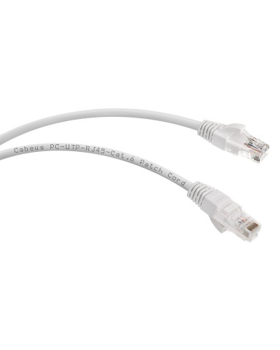 PC-UTP-RJ45-Cat.6-3m (7269c), серый. Патч-корд медный. CABEUS в Симферополе