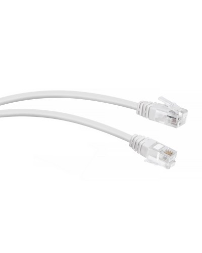 PC-TEL-RJ12-1m (7887c), белый. Патч-корд медный. CABEUS в Симферополе