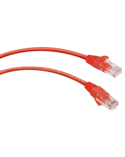 PC-UTP-RJ45-Cat.5e-0.15m-RD (8986c), красный. Патч-корд медный. CABEUS в Симферополе