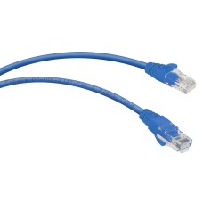 PC-UTP-RJ45-Cat.6-0.3m-BL (8675c), синий. Патч-корд медный. CABEUS