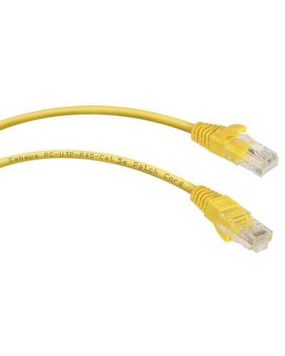 PC-UTP-RJ45-Cat.6-0.5m-YL (8704c), желтый. Патч-корд медный. CABEUS в Симферополе