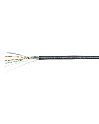 FTP-4P-Cat.5e-SOLID-OUT-LSZH-UV (7176c). Кабель «витая пара» (LAN) для структурированных систем связи. CABEUS в Симферополе