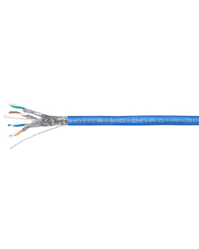 SSTP-4P-Cat.8-SOLID-IN-LSZH-BL (7750c). Кабель «витая пара» (LAN) для структурированных систем связи. CABEUS в Симферополе