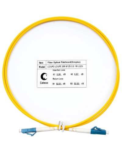 FOP(s)-9-LC-LC-25m (8337c). Патч-корд оптический. CABEUS в Симферополе