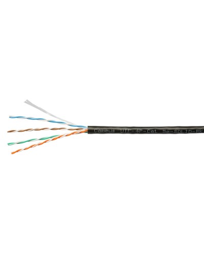 UTP-4P-Cat.5e-SOLID-BK-100 (7252c-5). Кабель «витая пара» (LAN) для структурированных систем связи. CABEUS в Симферополе