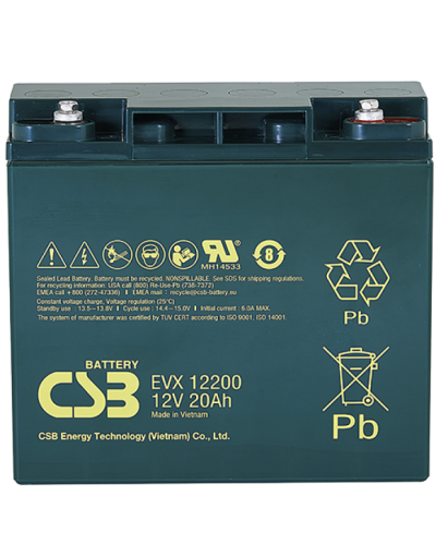 CSB EVX 12200. Аккумулятор герметичный свинцово-кислотный. CSB в Симферополе