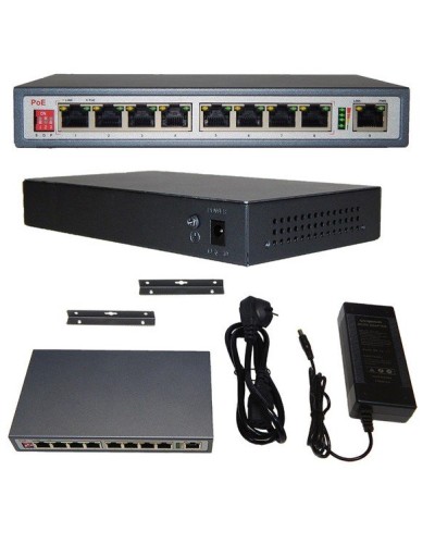 CO-SWP9C. Коммутатор 8-портовый  Gigabit Ethernet с PoE. ComOnyx в Симферополе