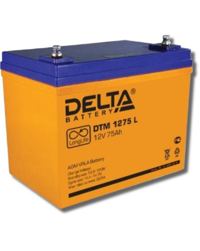 Delta DTM 1275 L. Аккумулятор герметичный свинцово-кислотный. Delta в Симферополе
