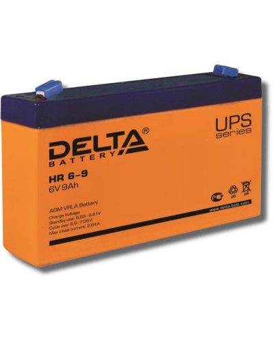 Delta HR 6-9. Аккумулятор герметичный свинцово-кислотный. Delta в Симферополе