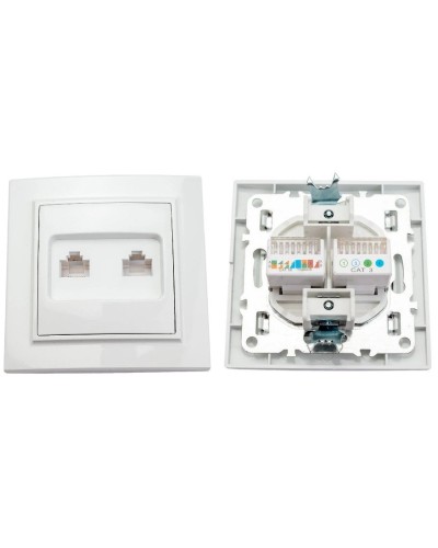 Минск Розетка RJ-45+Phone СП (ERK00-135-10). Розетка RJ-45+Phone СП. EKF в Симферополе