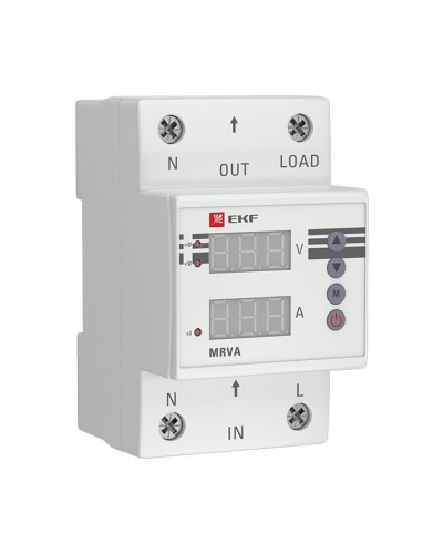 MRVA 50A PROxima (MRVA-50A). Реле напряжения и тока с дисплеем. EKF в Симферополе