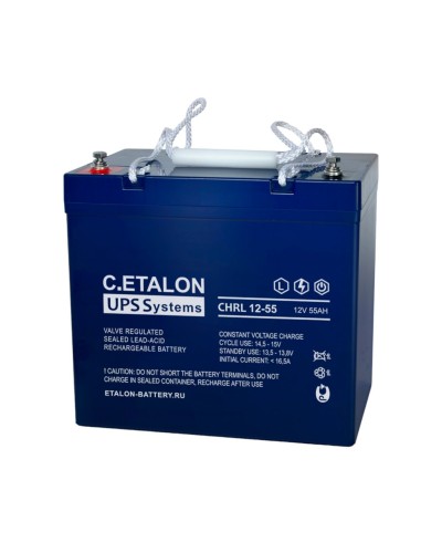 C.ETALON CHRL 12-55. Аккумулятор герметичный свинцово-кислотный. ETALON в Симферополе