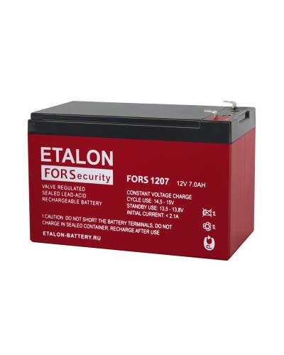 ETALON FORS 1207. Аккумулятор герметичный свинцово-кислотный. ETALON в Симферополе