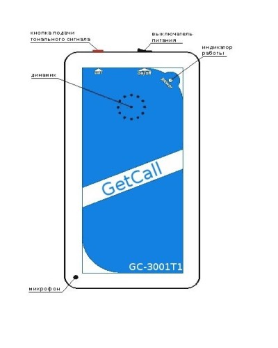 GC-3001T1. Переговорное устройство ремонтной связи. GETCALL в Симферополе