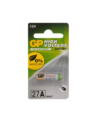 GP 27AF (GP 27AFRA-2C1), БЛИСТЕР. Высоковольтная батарейка 12В. GP Batteries в Симферополе