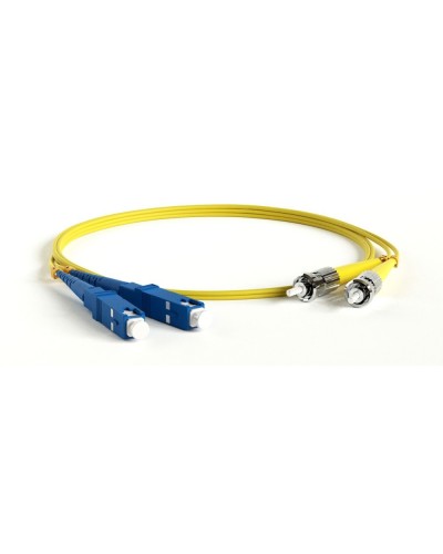 FC-D2-9A1-SC/UR-ST/UR-H-1M-LSZH-WH. Патч-корд волоконно-оптический ST-SC. Hyperline в Симферополе