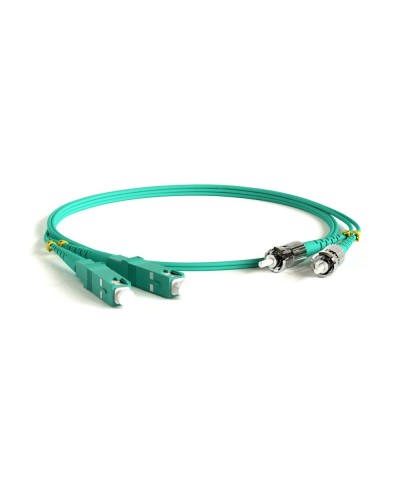 FC-D2-503-SC/PR-ST/PR-H-5M-LSZH-AQ. Патч-корд волоконно-оптический многомодовый. Hyperline в Симферополе