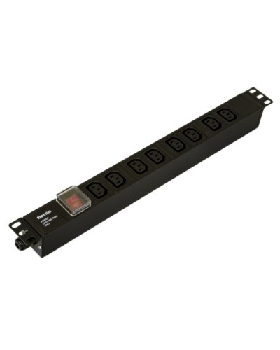 SHE19-8IEC-S-CB. Блок розеток 19. Hyperline в Симферополе