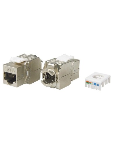 KJ8-8P8C-C6-180-TLS-SH-F-WH. Вставка Keystone Jack RJ-45. Hyperline в Симферополе