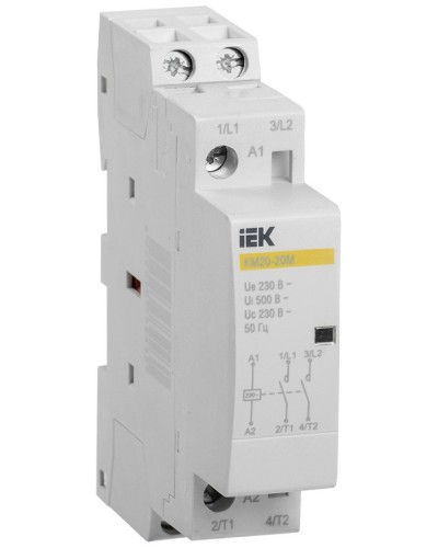 Контактор модульный КМ20-20М AC (MKK11-20-20). Контактор модульный. IEK в Симферополе