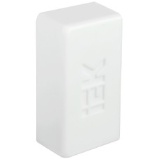 Заглушка 25х25 белая ELECOR (4 шт) (CKMP10D-Z-025-025-K01-R). Заглушка для кабель-канала. IEK