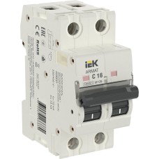 M10N 2P C 16А 10кА ARMAT (AR-M10N-2-C016). Автоматический выключатель. IEK
