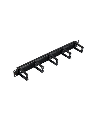 NMC-OP530HB-1U-BK-2 (2 шт). Кабельный органайзер 19 с щёточным вводом. NIKOMAX в Симферополе