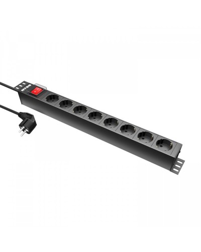 NTSS-PDU-DA2034 гор.размещ. 8xSchuko базовые 16A Schuko 1.8м. Блок розеток 19. NTSS в Симферополе