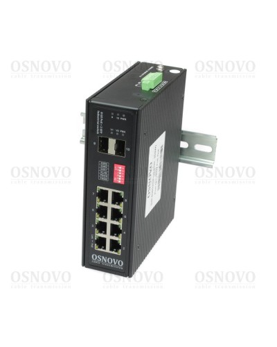 SW-80802/I(Port 90W, 300W). Коммутатор с PoE. OSNOVO в Симферополе