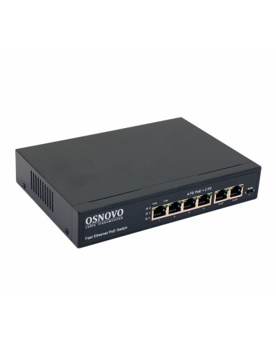 SW-20600(80W). Коммутатор 6-портовый  Fast Ethernet с PoE. OSNOVO в Симферополе