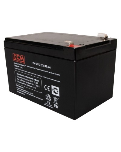 PM-12-12. Аккумулятор герметичный свинцово-кислотный. POWERCOM в Симферополе