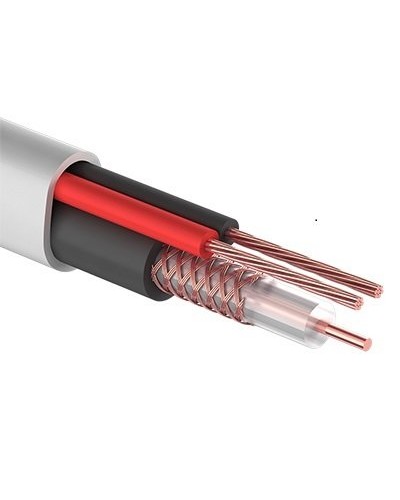 КВК-В-2+2x0,50 мм² (Cu/Cu) белый PROconnect (01-4213). Кабель комбинированный для систем видеонаблюдения. PROCONNECT в Симферополе