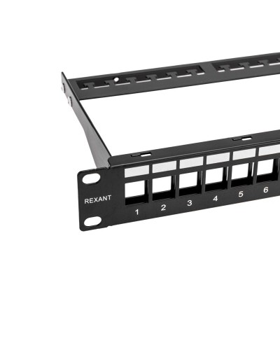 Панель коммутационная наборная 19", 1U, 24 порта, UTP REXANT PRO (02-0053): Патч-панель 19" в Симферополе