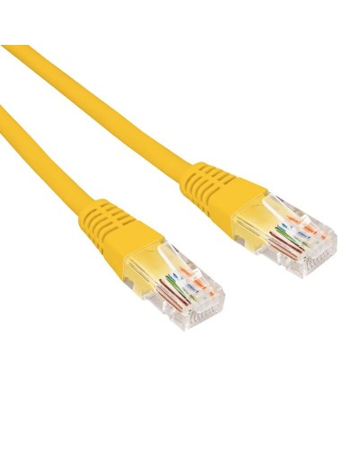 Патч-корд U/UTP CAT 6, RJ45-RJ45, 26AWG, LSZH, желтый, 0.5м REXANT (02-0295-05). Патч-корд UTP. Rexant в Симферополе
