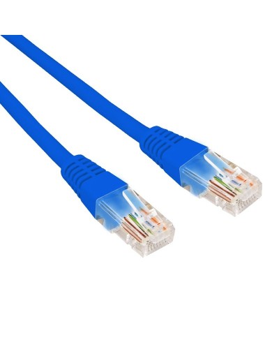 Патч-корд U/UTP CAT 6, RJ45-RJ45, 26AWG, LSZH, синий, 0.3м REXANT (02-0294-03). Патч-корд UTP. Rexant в Симферополе